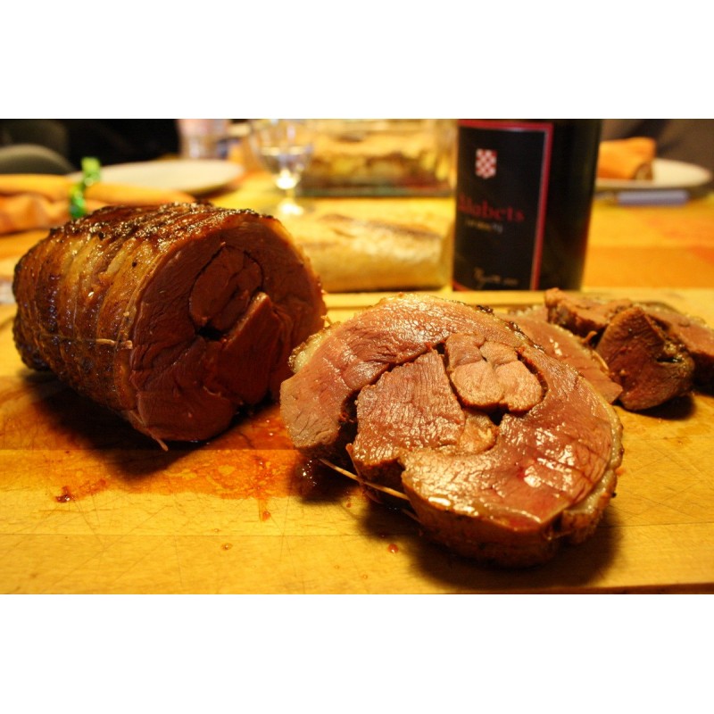 Rôti de magrets de canard au piment d'espelette